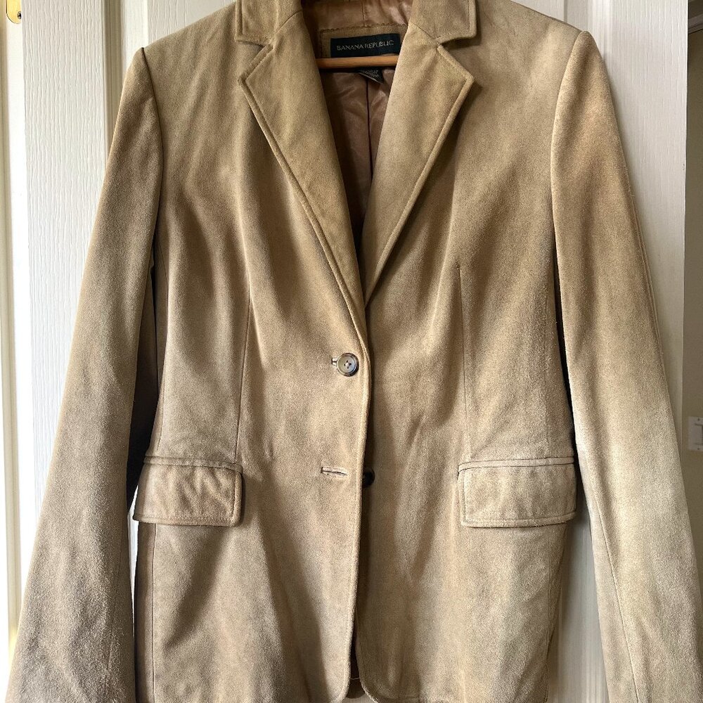 Banana Republic Suede Jacket (Size 10)